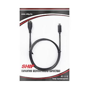 Интерфейсный кабель MICRO-B USB на USB-C 3.1 SHIP USB308-1P Пол. пакет, фото 2