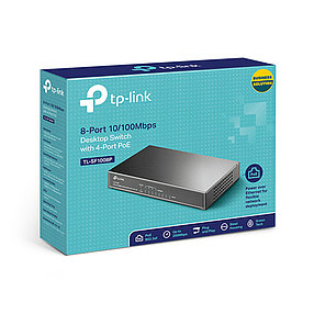 Коммутатор TP-Link TL-SF1008P, фото 2