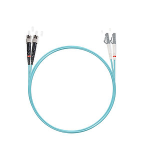 Патч Корд Оптоволоконный LC/UPC-ST/UPC MM OM3 50/125 Duplex 3.0мм 1 м, фото 2