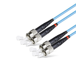 Патч Корд Оптоволоконный ST/UPC-ST/UPC MM OM3 50/125 Duplex 3.0мм 1 м, фото 2