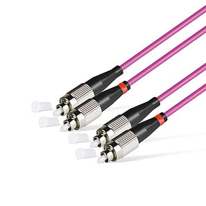 Патч Корд Оптоволоконный FC/UPC-FC/UPC MM OM4 50/125 Duplex 3.0мм 1 м, фото 2