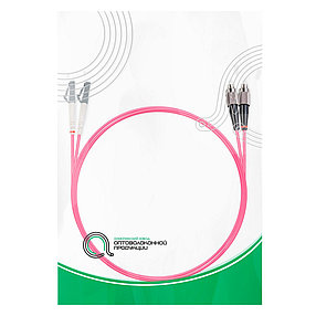 Патч Корд Оптоволоконный FC/UPC-LC/UPC MM OM4 50/125 Duplex 3.0мм 1 м, фото 2