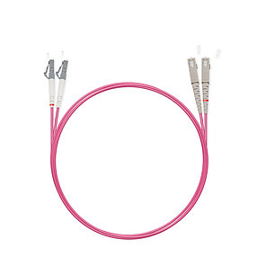Патч Корд Оптоволоконный SC/UPC-LC/UPC MM OM4 50/125 Duplex 3.0мм 1 м, фото 2
