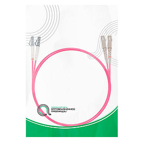 Патч Корд Оптоволоконный SC/UPC-LC/UPC MM OM4 50/125 Duplex 3.0мм 1 м, фото 2