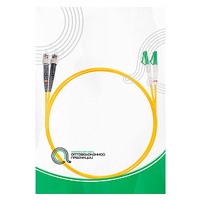 Патч Корд Оптоволоконный LC/APC-ST/UPC SM 9/125 Duplex 3.0мм 1 м, фото 2