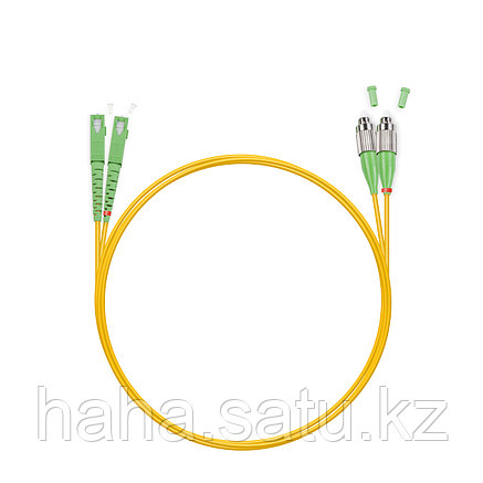 Патч Корд Оптоволоконный SC/APC-LC/APC SM 9/125 Duplex 3.0мм 1 м, фото 2
