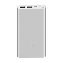 Портативное зарядное устройство Xiaomi Mi Power Bank 10000mAh 3 (2019 Type-C) (PLM12ZM) Серебристый