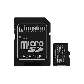 Карта памяти Kingston SDCS2/128GB Class 10 128GB + адаптер, фото 2