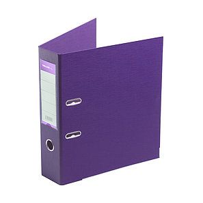 Папка-регистратор Deluxe с арочным механизмом, Office 3-PE1 (3" PURPLE), А4, 70 мм, фиолетовый, фото 2