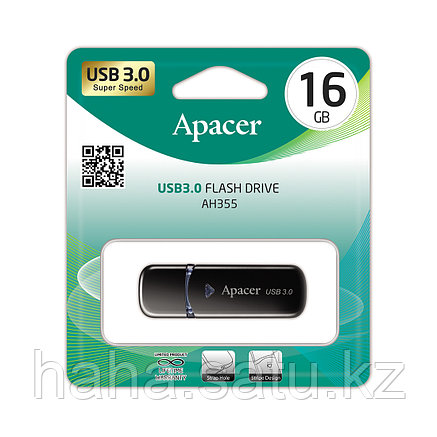 USB-накопитель Apacer AH355 16GB Чёрный, фото 2