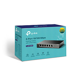 Коммутатор TP-Link TL-SF1006P, фото 2