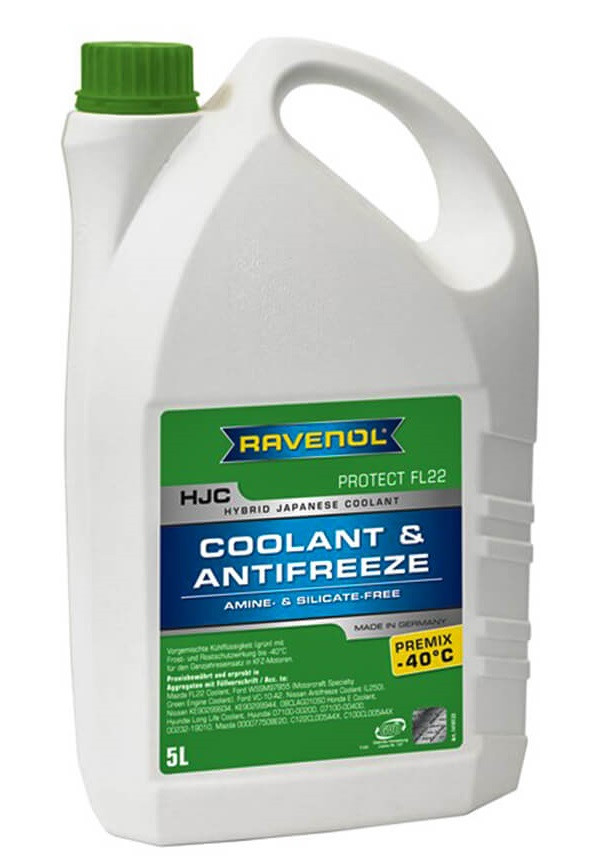 Антифриз RAVENOL HJC PREMIX -40°C 5 литров