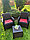 Набор садовой мебели два кресла и стол пластиковые, цвет антрацит, фото 2