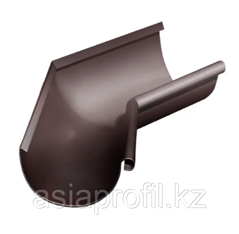 Угол желоба внутренний 135 гр Ø125 мм  0,5 RAL 8017 Коричневый