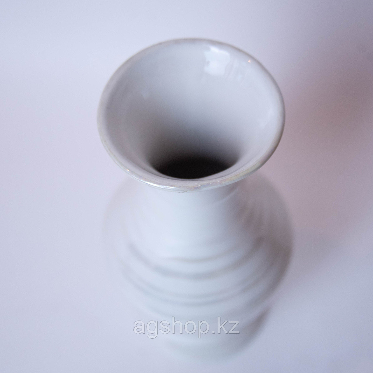 Ваза сосуд из керамика белая D8см. d6,5см. H7см. - фото 2 - id-p91893563