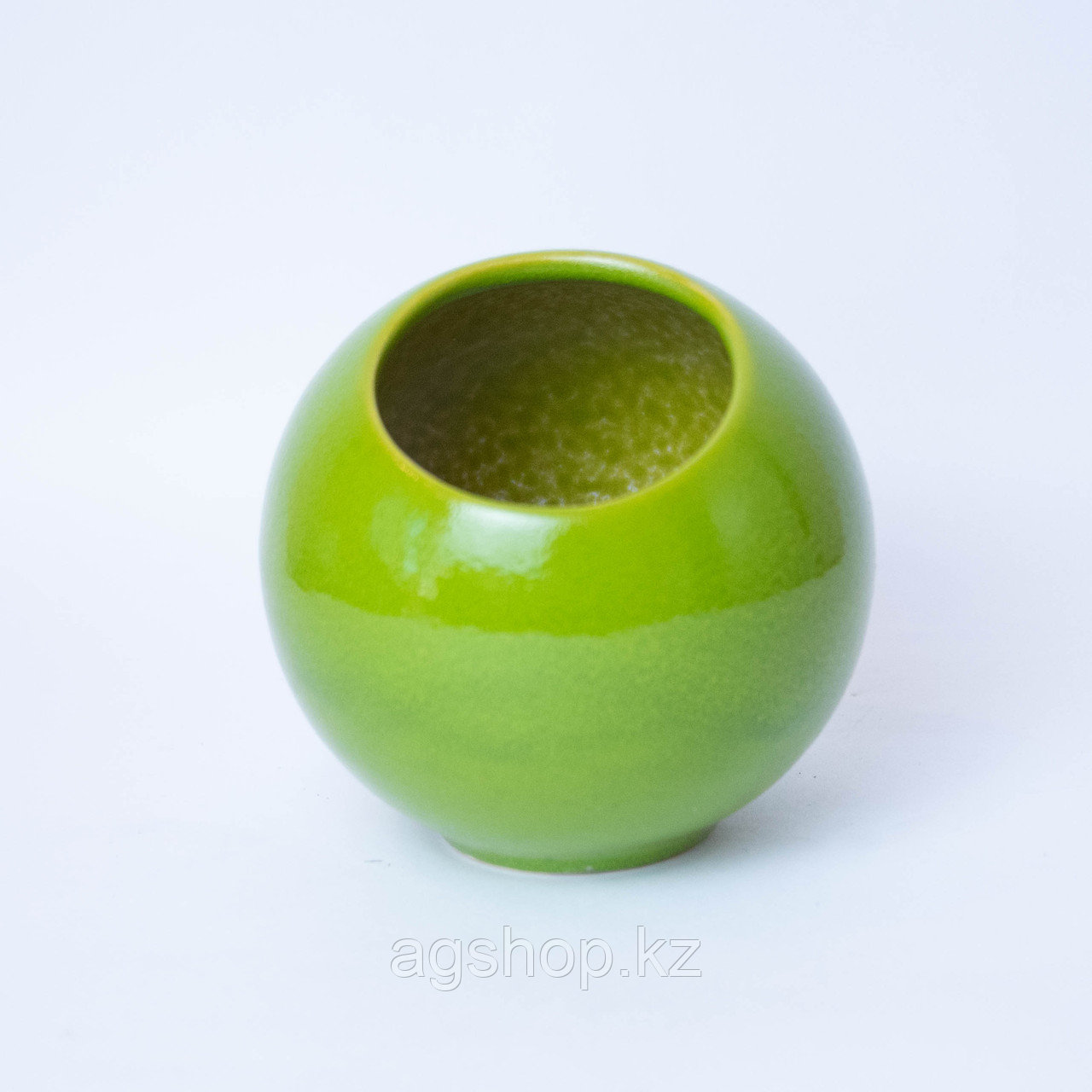 Ваза шар вертикальная Flower Ball из керамики D11,5см. d6см. - фото 1 - id-p91893567