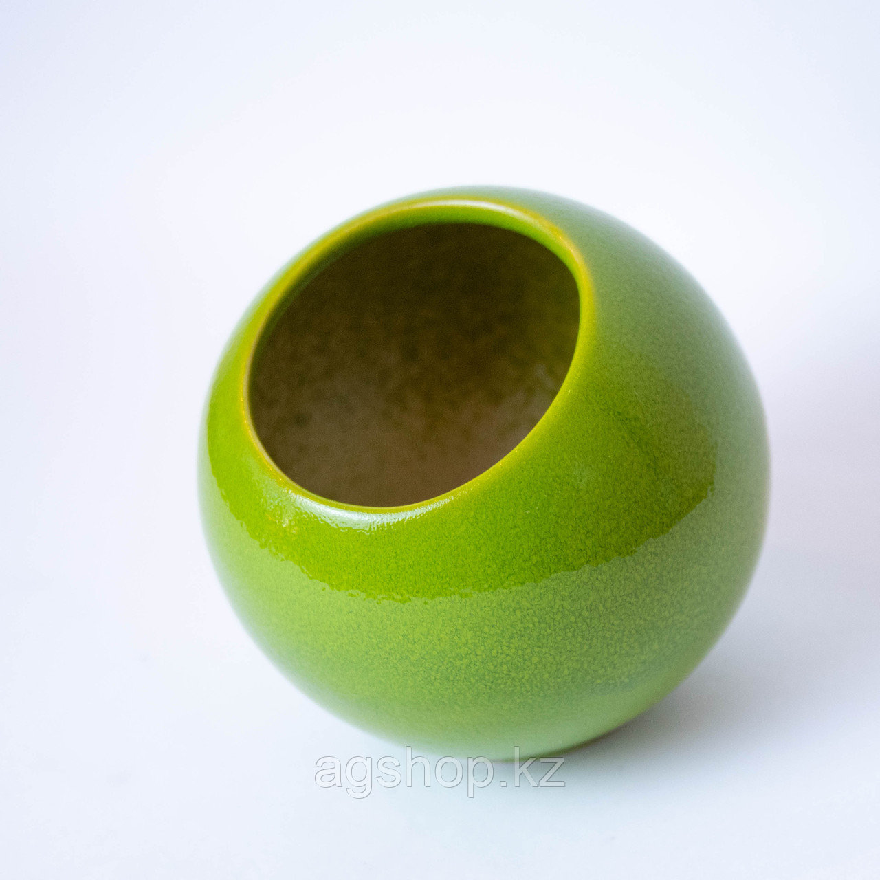 Ваза шар вертикальная Flower Ball из керамики D11,5см. d6см. - фото 2 - id-p91893567