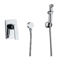 Смеситель LeMark "Белларио" с гигиеническим душем, встраиваемый хром (к/к 8) LM6819C