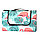 Пляжный коврик-сумка складной непромокаемый текстиль 150х180 см тропический узор с фламинго, фото 10