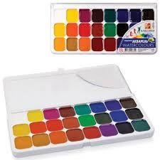 Акварель медовая 24 цвета ЗОО, Луч, фото 1