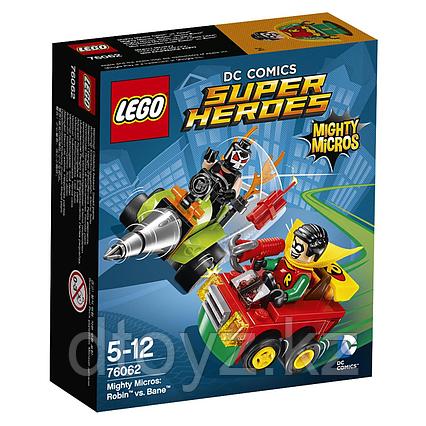 Lego DC Comics Super Heroes Робин против Бэйна (76062)