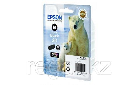 Картридж Epson C13T26114012 XP600/7/8 фото черный new