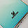 Чехол для смартфона пластиковый с блестками на IPHONE XS голубой, фото 3