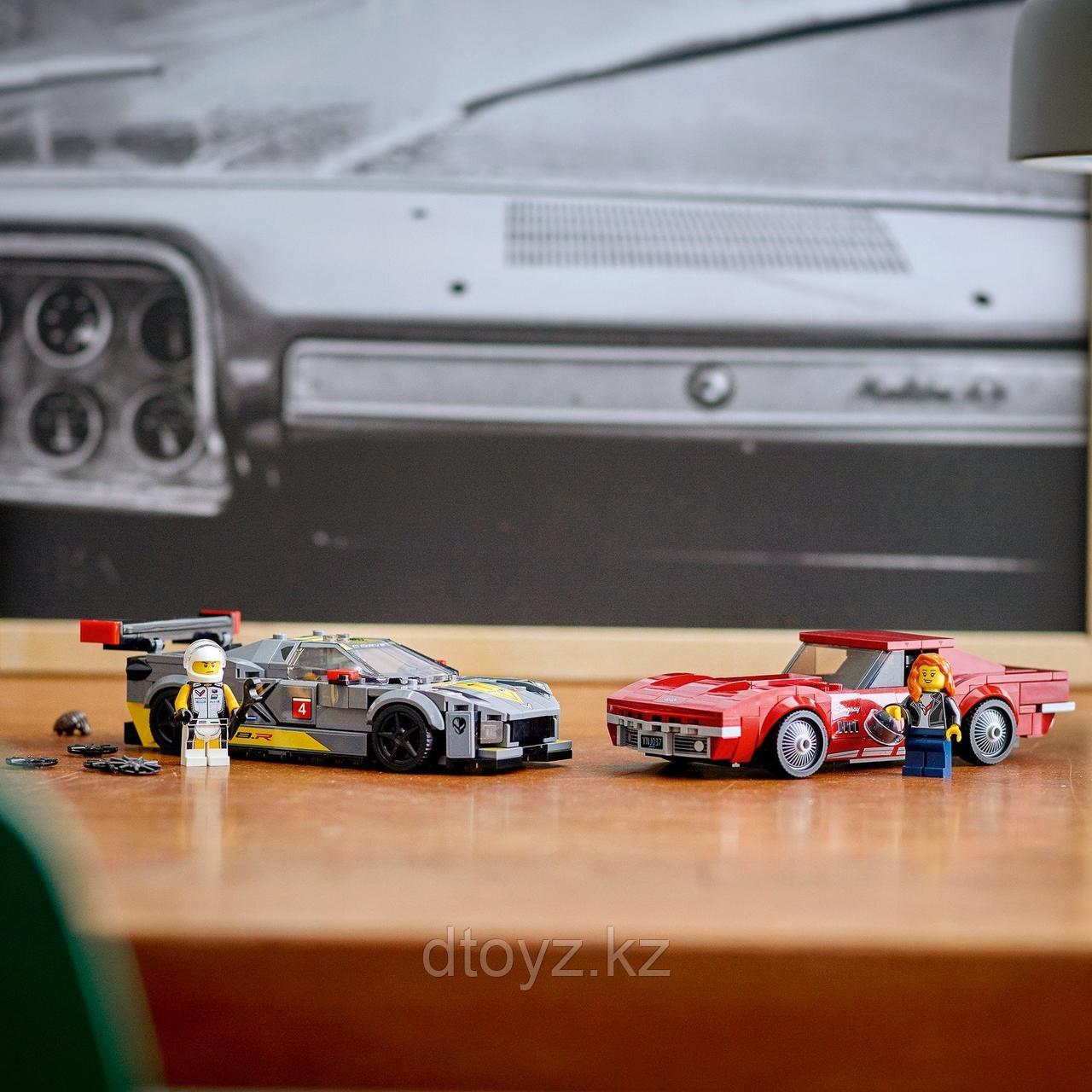 LEGO Speed Champions Chevrolet Corvette C8.R Race Car and 1968 Chevrolet Corvette 76903 - фото 7 - id-p91900897