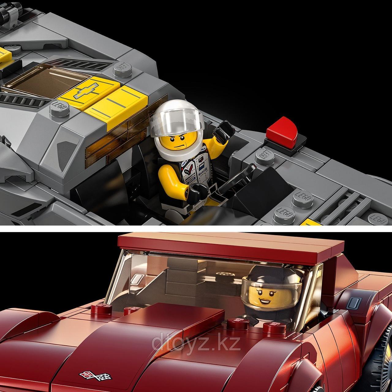 LEGO Speed Champions Chevrolet Corvette C8.R Race Car and 1968 Chevrolet Corvette 76903 - фото 6 - id-p91900897