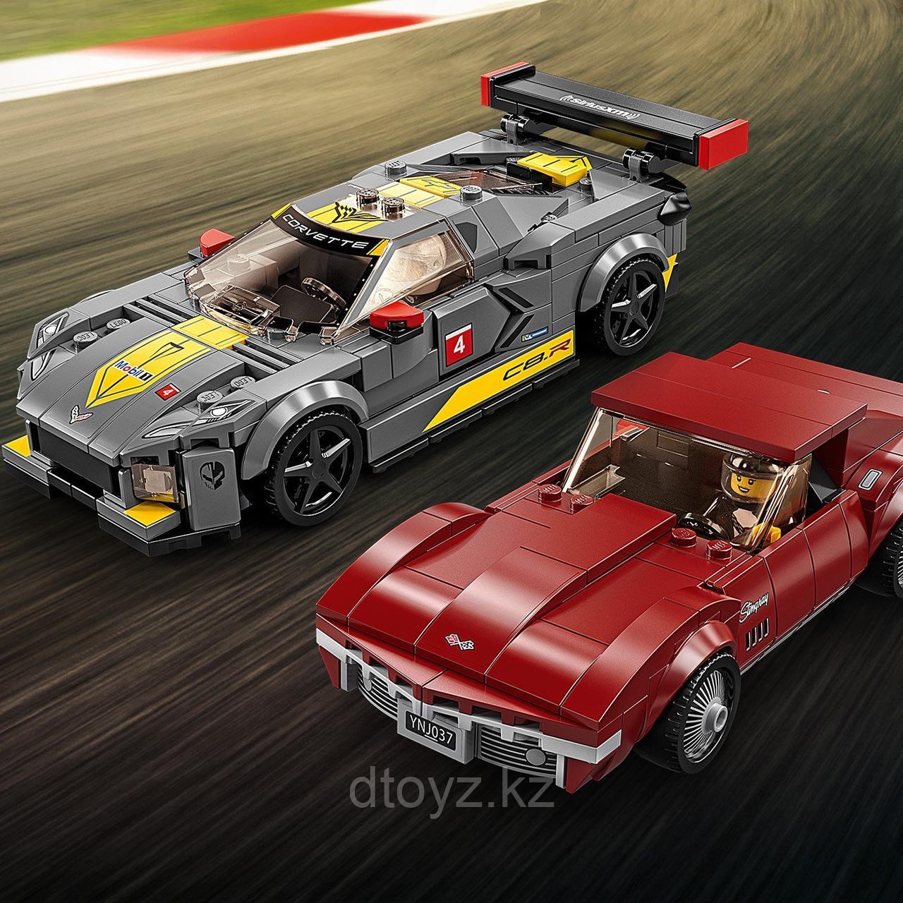 LEGO Speed Champions Chevrolet Corvette C8.R Race Car and 1968 Chevrolet Corvette 76903 - фото 2 - id-p91900897