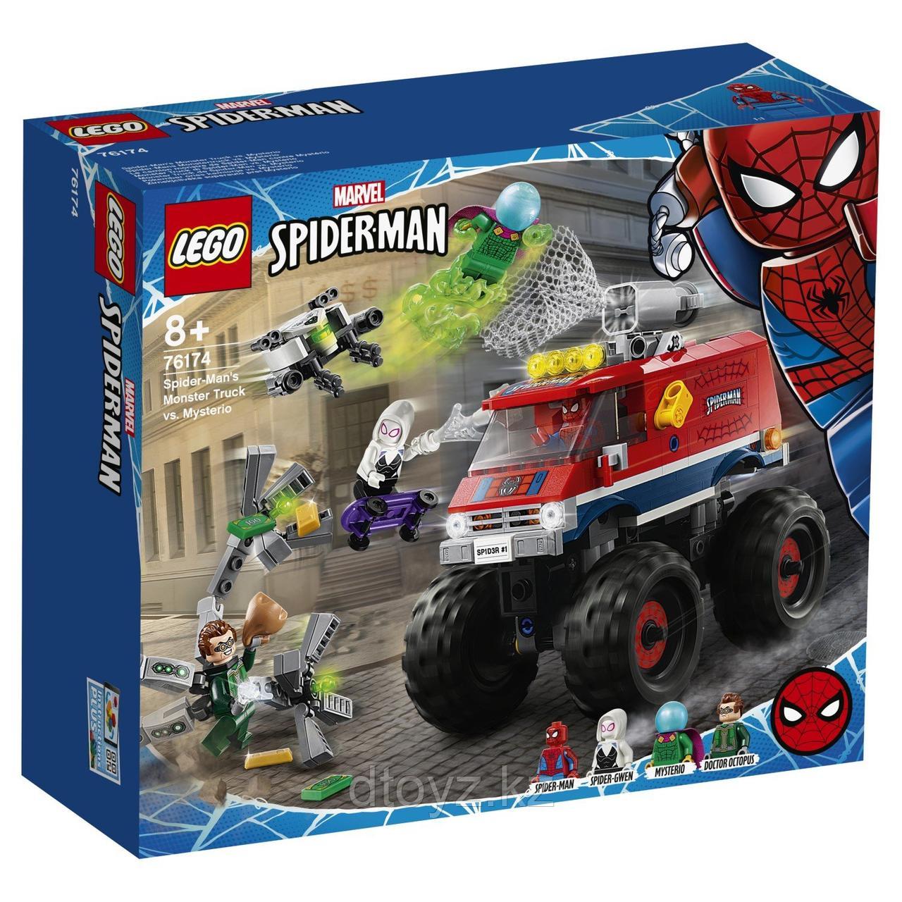 LEGO Marvel Super Heroes Монстр-трак Человека-Паука против Мистерио 76174