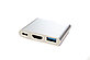 Хаб USB-C (конвертор портов) - 1x HDMI, 1x USB 3.0, 1х USB-C, фото 2