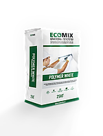 Финишная шпатлёвка Polymer White ECOMIX  25 кг