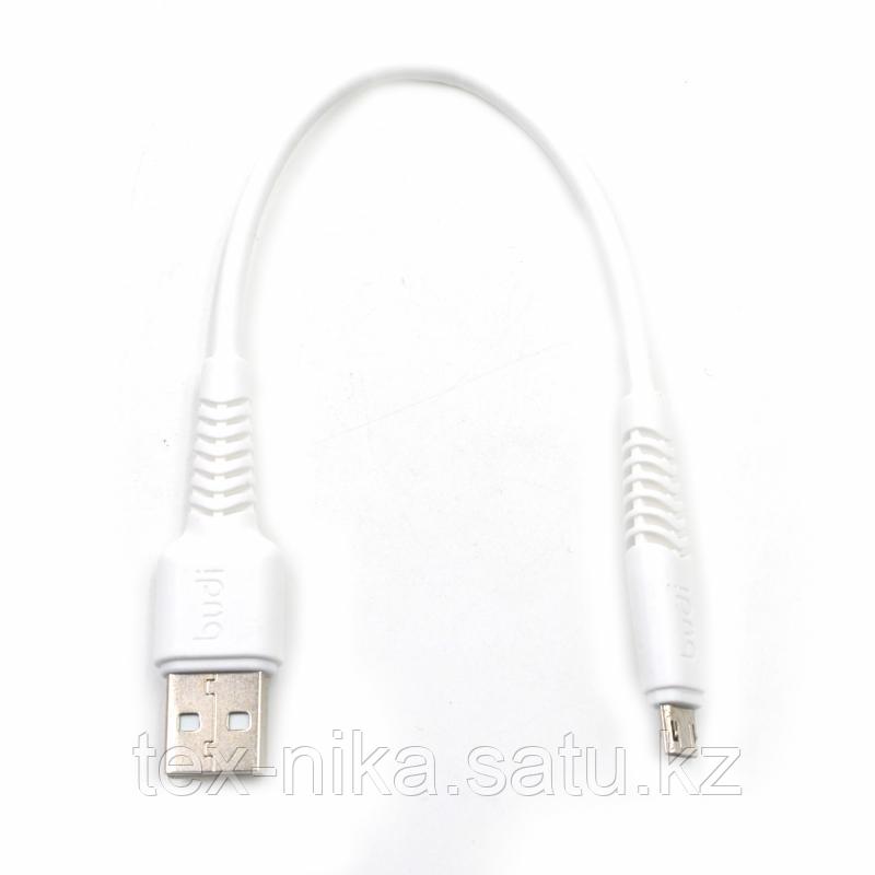 Кабель MicroUSB Budi 20 см