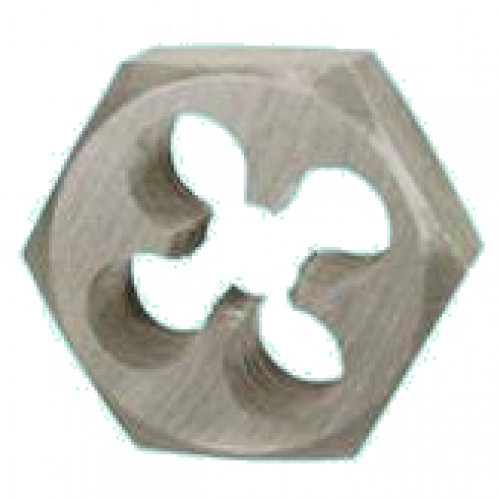 Плашка М 3,0 (0,5) шестигранная 9ХС, S 19мм 6g DIN382
