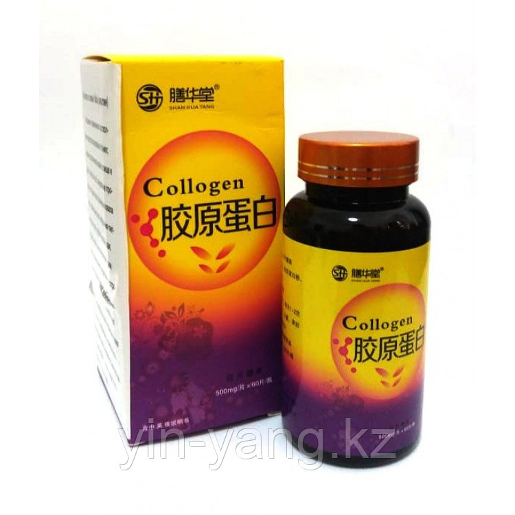 Коллаген и соевые бобы (лицитин)- препарат для восстановление кожи, 60 шт - фото 1 - id-p91910219