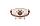 Обогреватель газовый KOVEA Мод. LITTLE SUN KH-0203 (от 220г)(вес-2,1кг)(120 г/ч) R 43041, фото 3