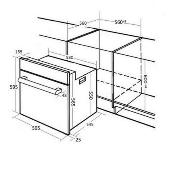 ҮРМЕЛІ ШКАФ KUPPERSBERG HO 658 W - фото 2 - id-p91920084