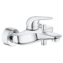 Смеситель для ванны с изливом GROHE EuroStyle, настенный монтаж, хром 23726003