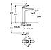 Смеситель для раковины корпус высокий GROHE EuroStyle New 23570LS3, фото 2