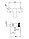Смеситель Teorema MIRAGE для душа хром/золото ( в комплекте) 2J20013-002, фото 2