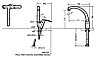 F7135188CP-1-RUS BRAVAT FIT Смеситель для кухни низкий с изливом 220 мм, фото 6