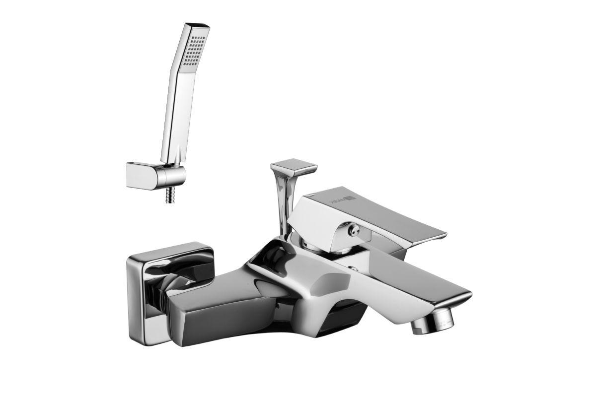 LM4502C Юнит Смеситель для ванны, с коротким изливом, с аксессуарами, хром (к/к 4)