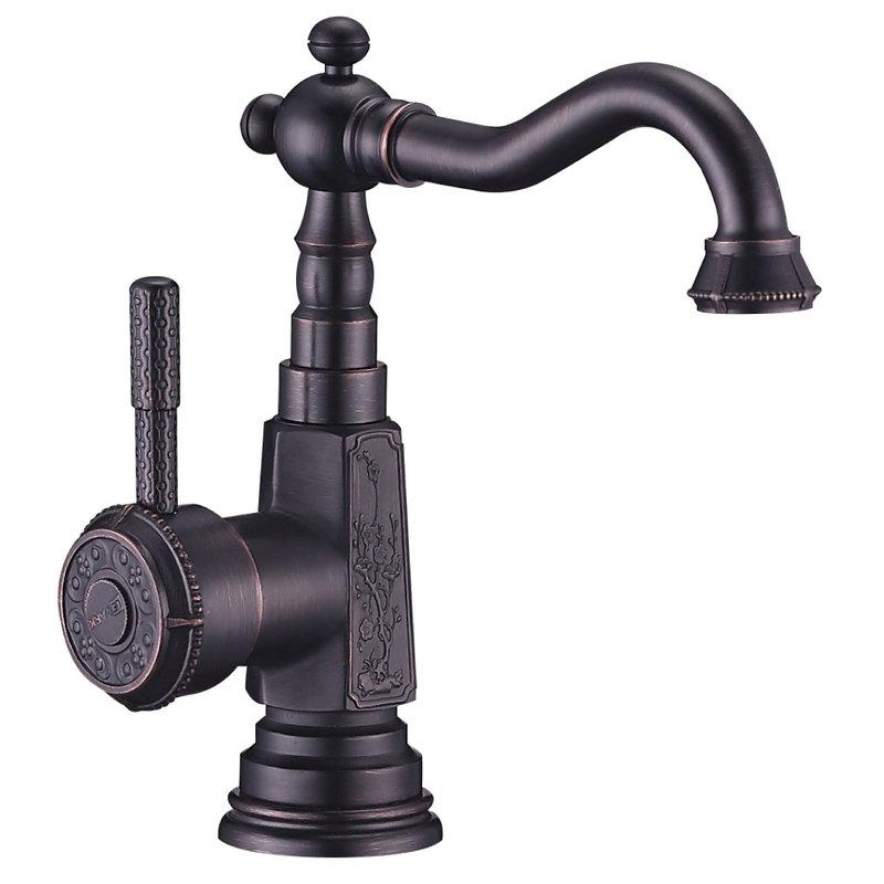 LM6604ORB Жасмин Смеситель для кухни/умывальника с поворотным изливом, черная бронза, фото 1