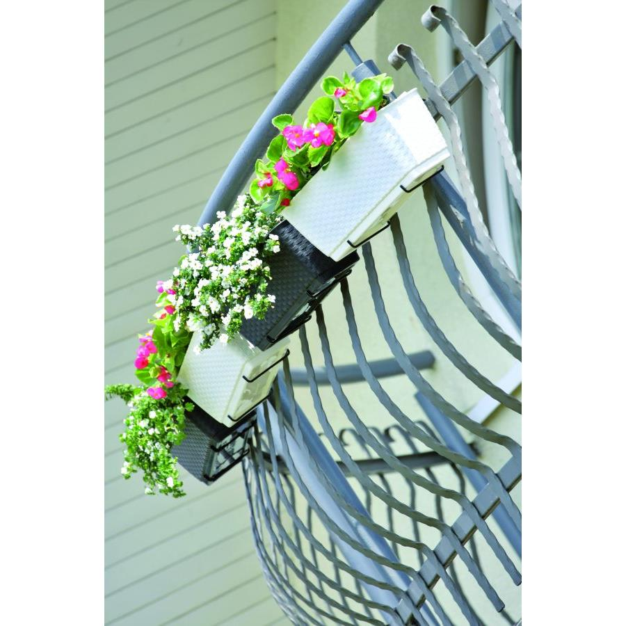 Горшок для цветов балконный плетеный RATOLLA PW DRL400PW Prosperplast - фото 4 - id-p38743610