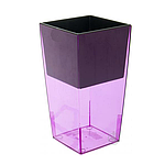 Горшок прозрачный с внутренней вставкой Urbi Square DURS125P | Prosperplast, фото 3