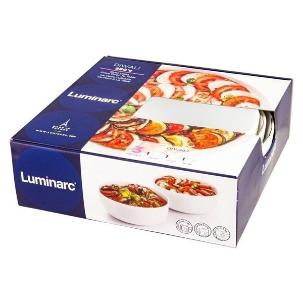 Набор блюд для запекания 3 предмета Luminarc Diwali N7648 - фото 2 - id-p91926923