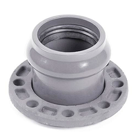 Патрубок ПВХ с фланцем 280 мм гладкий