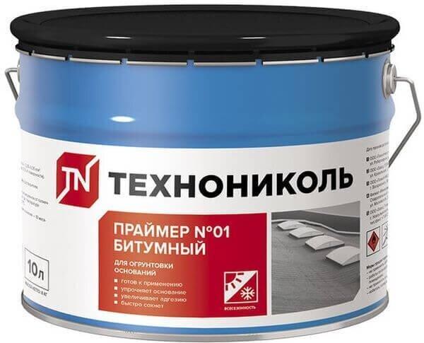 Праймер битумный ТЕХНОНИКОЛЬ №01 концентрат 20 л