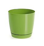 Горшок круглый с поддоном Coubi DUOP240 | Prosperplast, фото 2